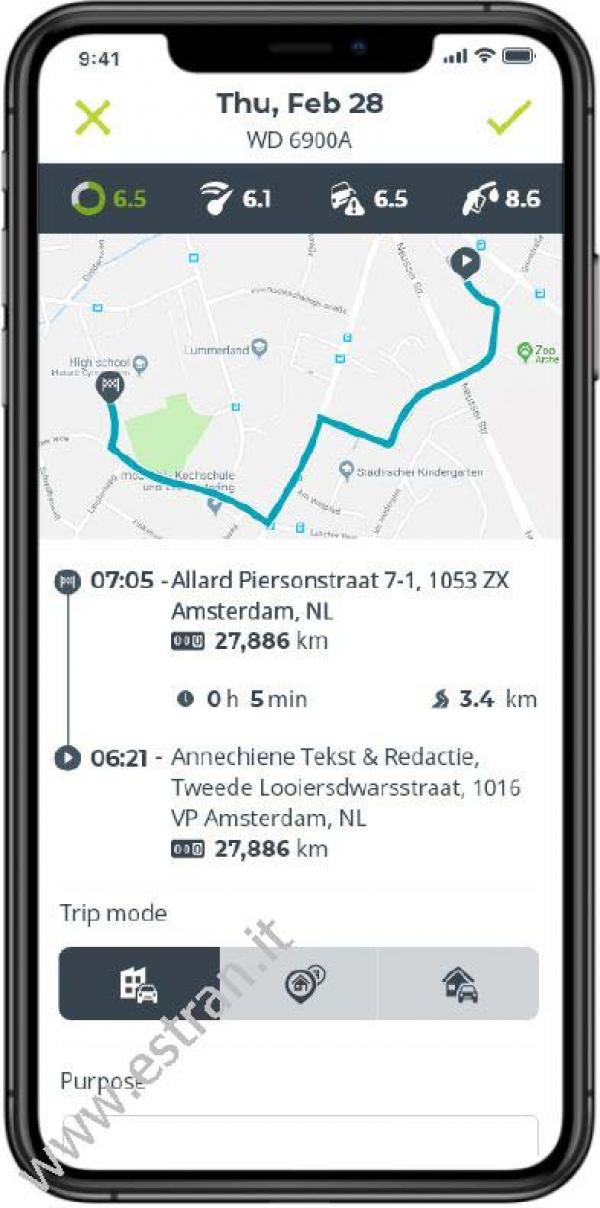 Logbook - Tracciato